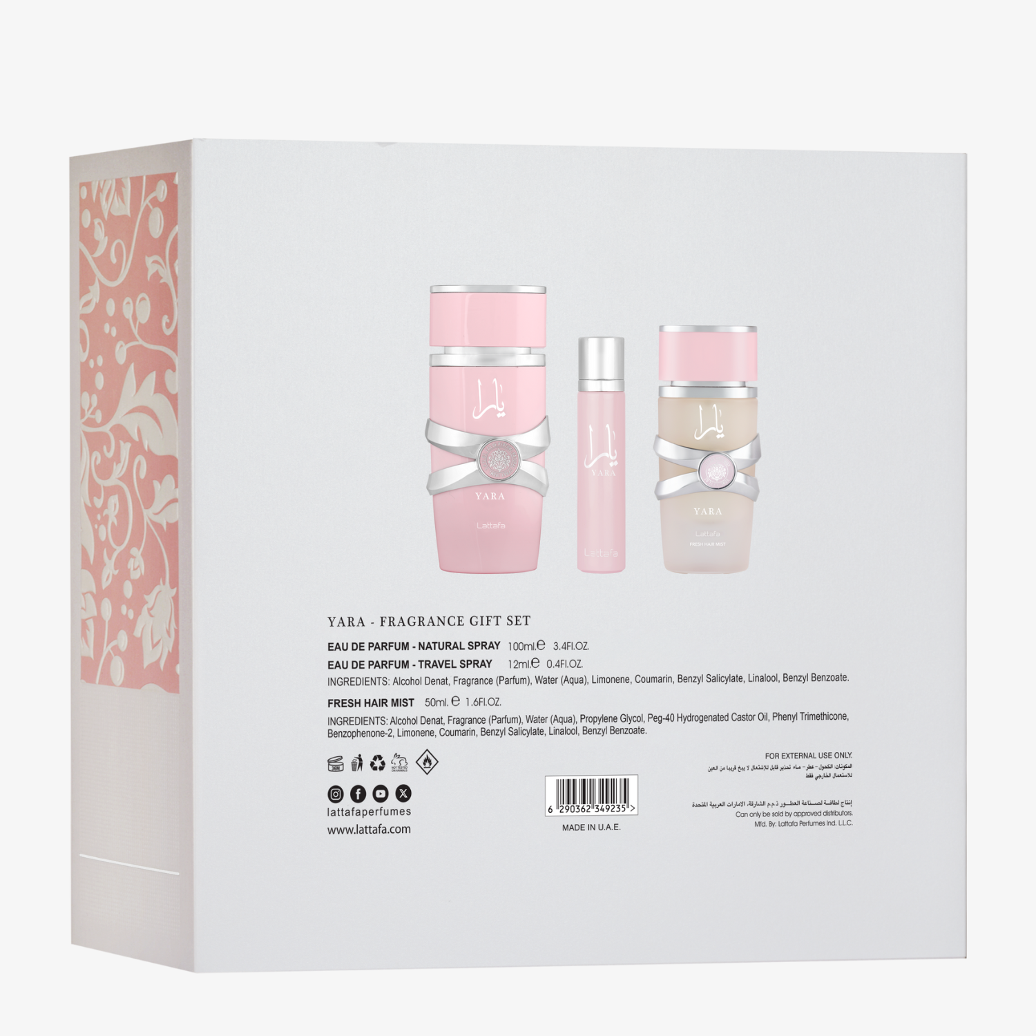 Yara 3pcs Gift Set